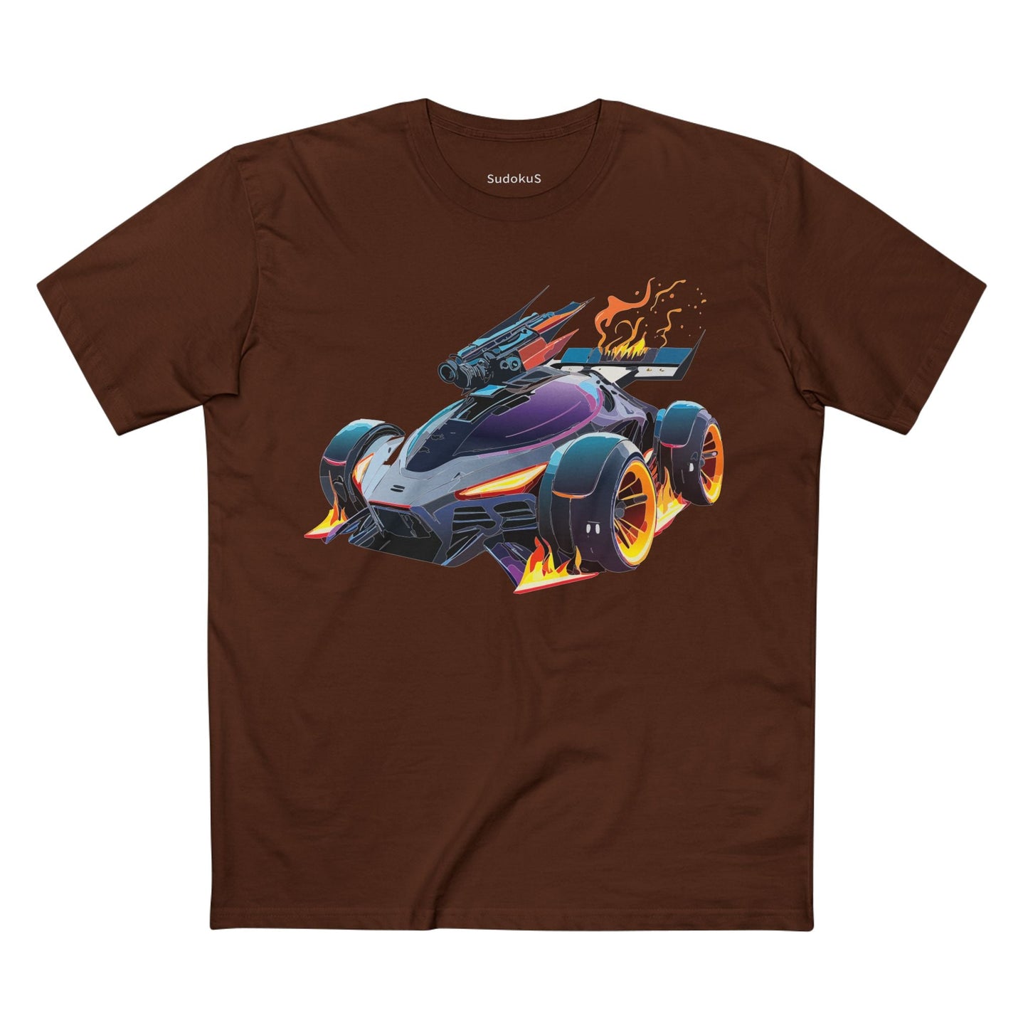 Car Graphic Unisex 100 Cotton Staple Tee 3