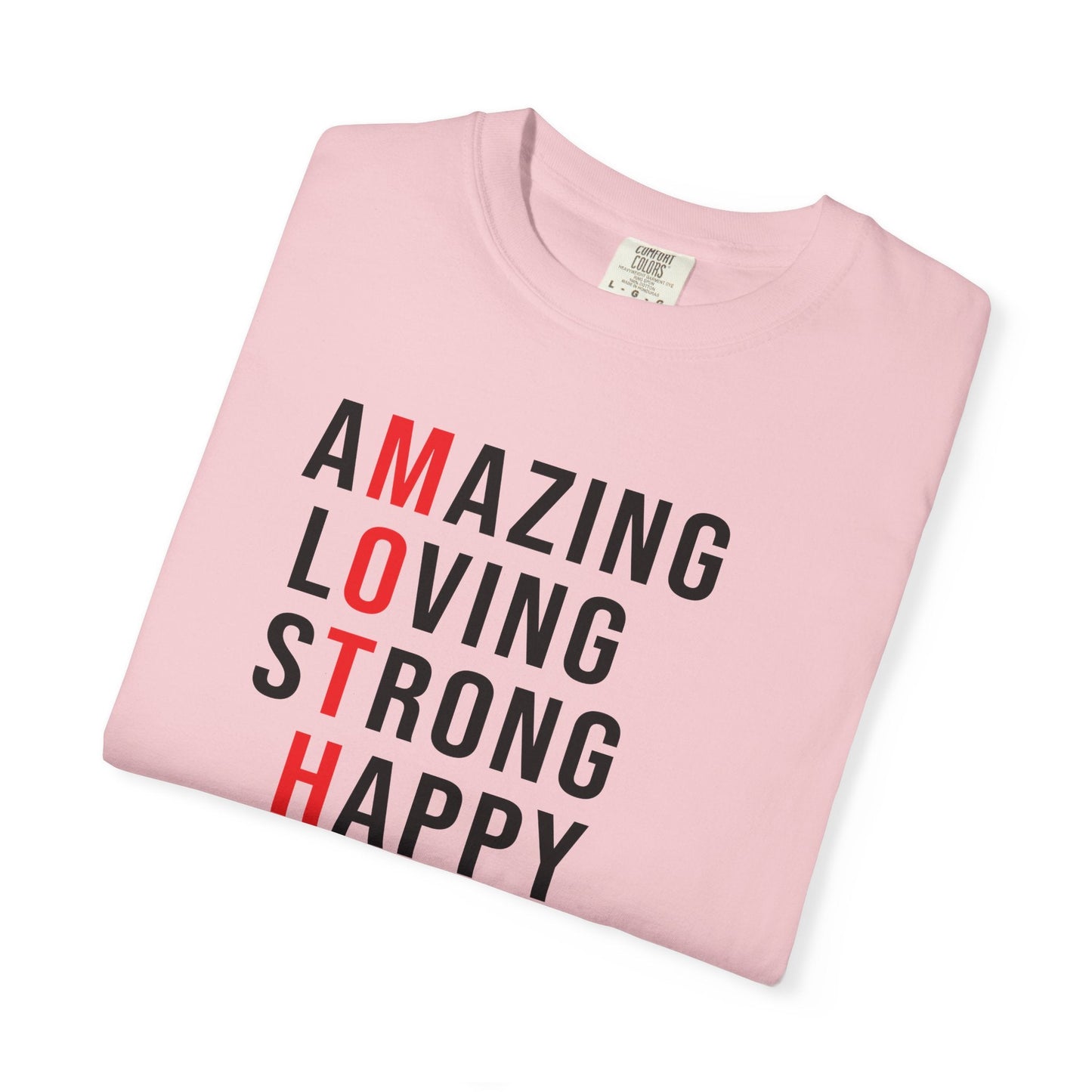 Mom T-shirt Mother's Day Mama Tee Unisex Comfort Colors Garment-Dyed Cotton h14
