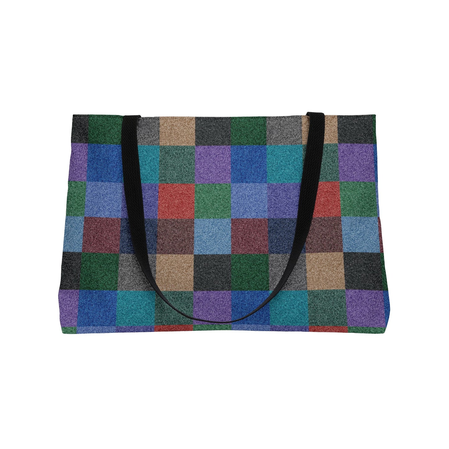 Denim Print Yoga Bag High-Quality 100% Spun Polyester 24x13 Canvas Gym Bag 20