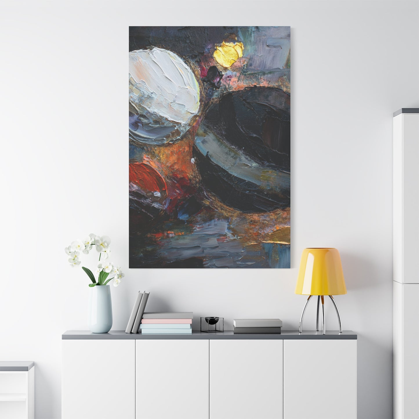 Abstract Oil Painting Print Canvas 20x24,20x30,24x30 24x32,24x36,30x40 32x48,36x48,40x60 Pine-Wood Inner Frame ABS-72