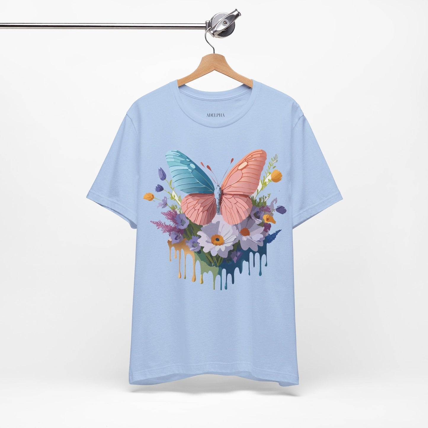 Butterfly Graphic Tee Unisex Art Design Shirt With Vintage Adelpha Artwork