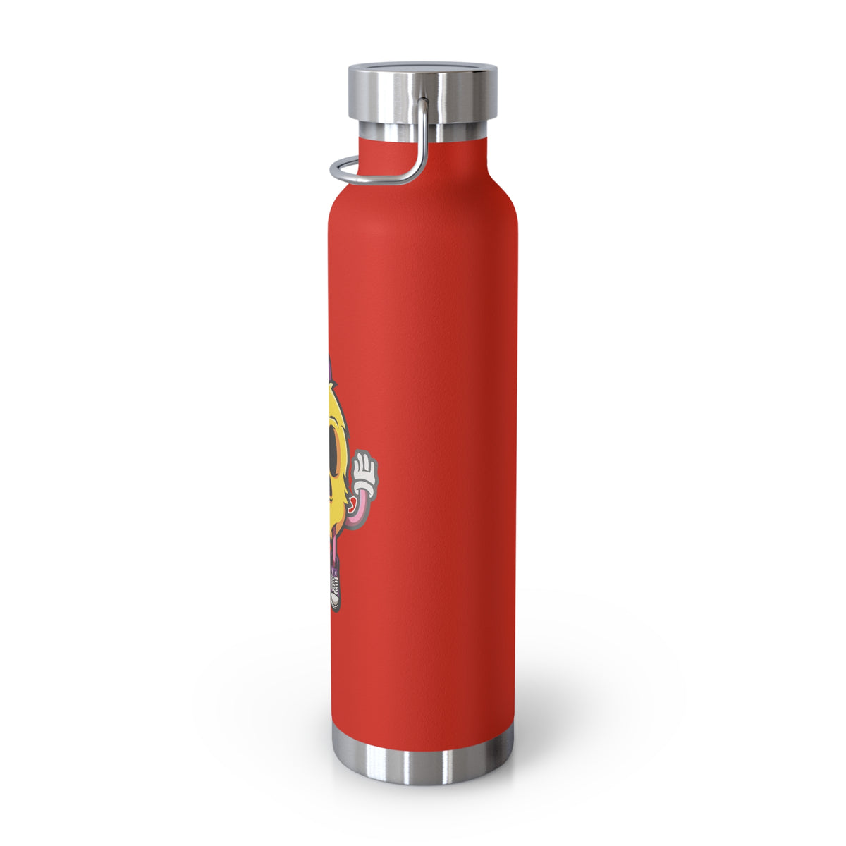22oz Copper Insulated Water Bottle with Cartoon Design - CV84