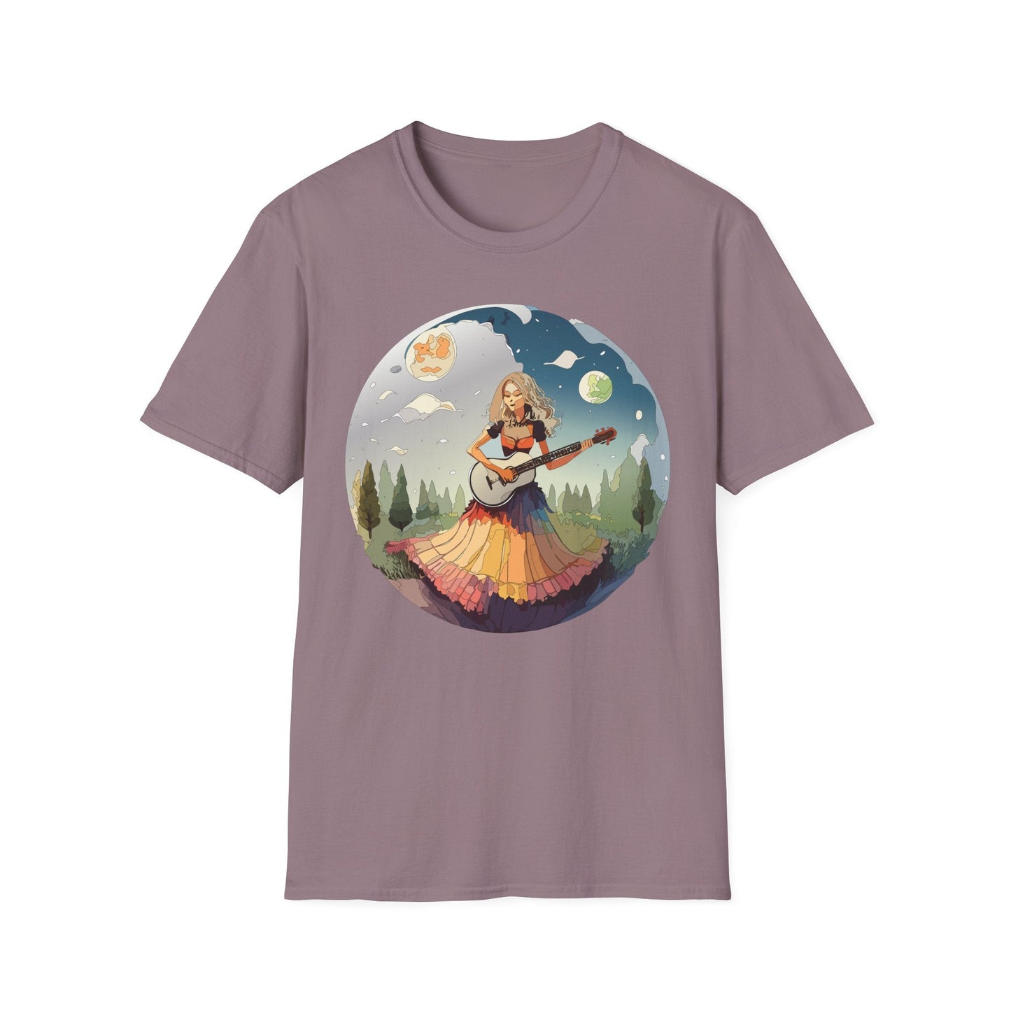 Womens Graphic T Shirts Art Design Tee Softstyle 64000 Ring Spun Cotton Comfort Everyday