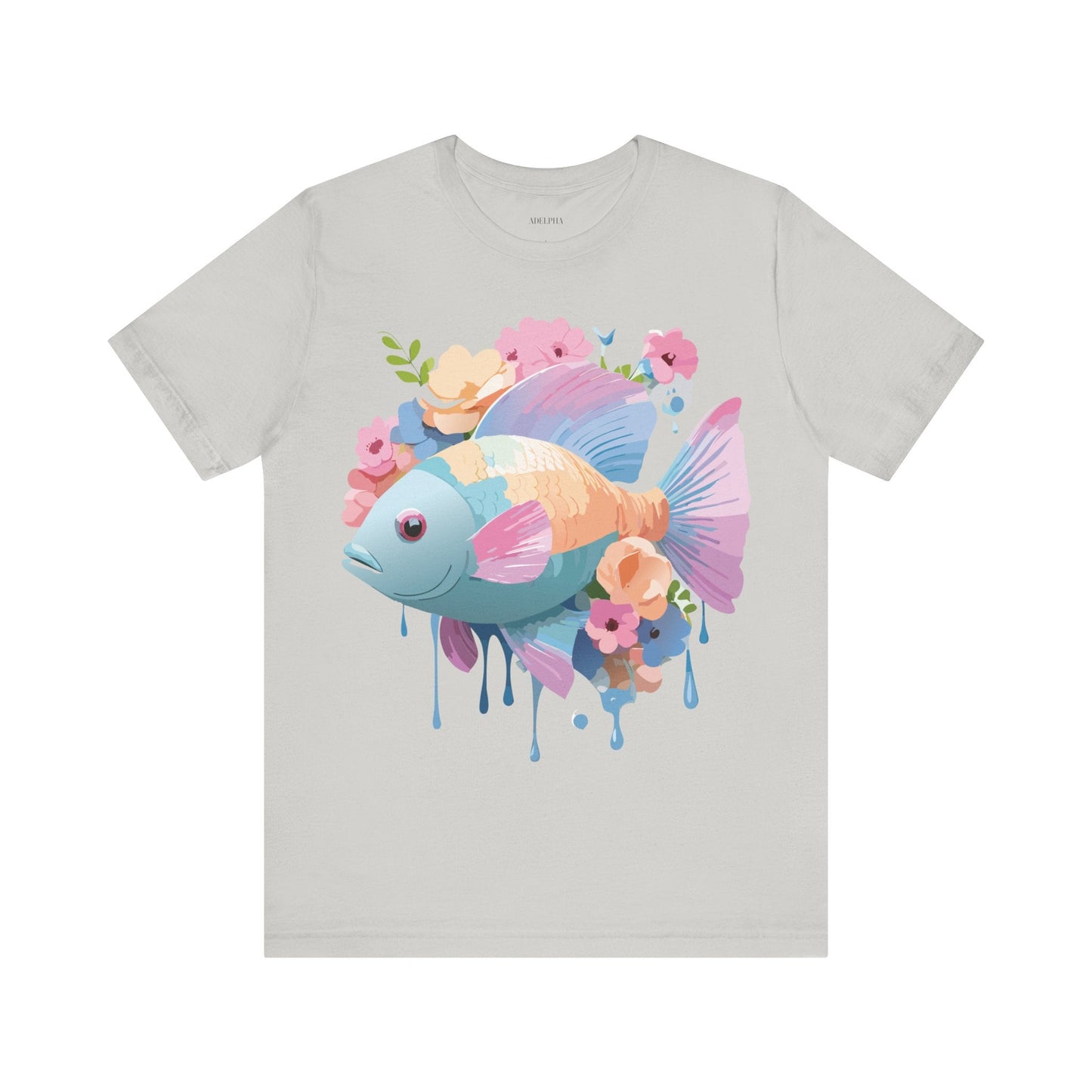 Fish Graphic Unisex 100 Cotton Vintage Artwork Tee 1