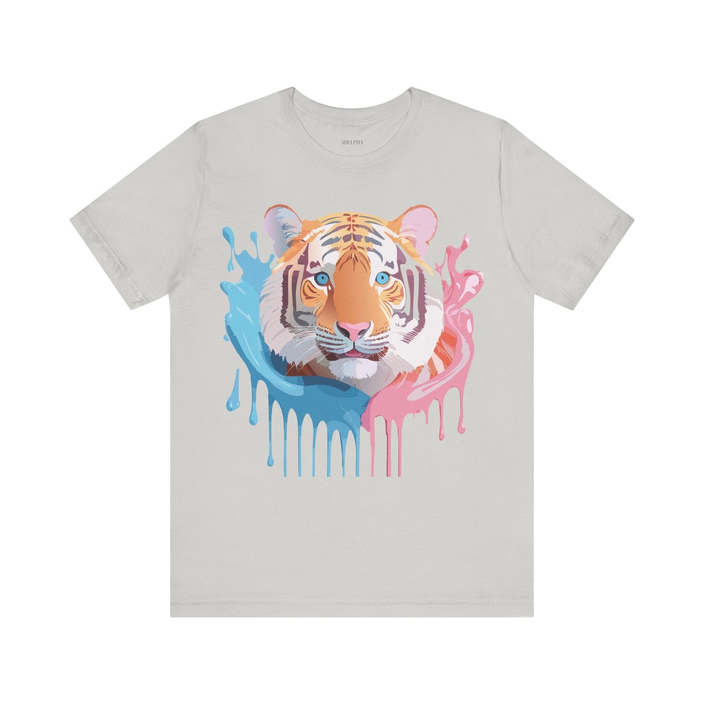 Tiger Graphic T Shirt Unisex Short Sleeve Tee By Adelpha Artwork Vintage Inspired