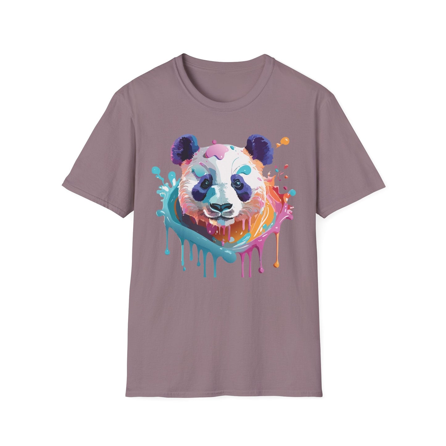 Panda Shirt T Shirt Softstyle 64000 Gildan 100 Percent Ring Spun Cotton Comfortable Animal Tee