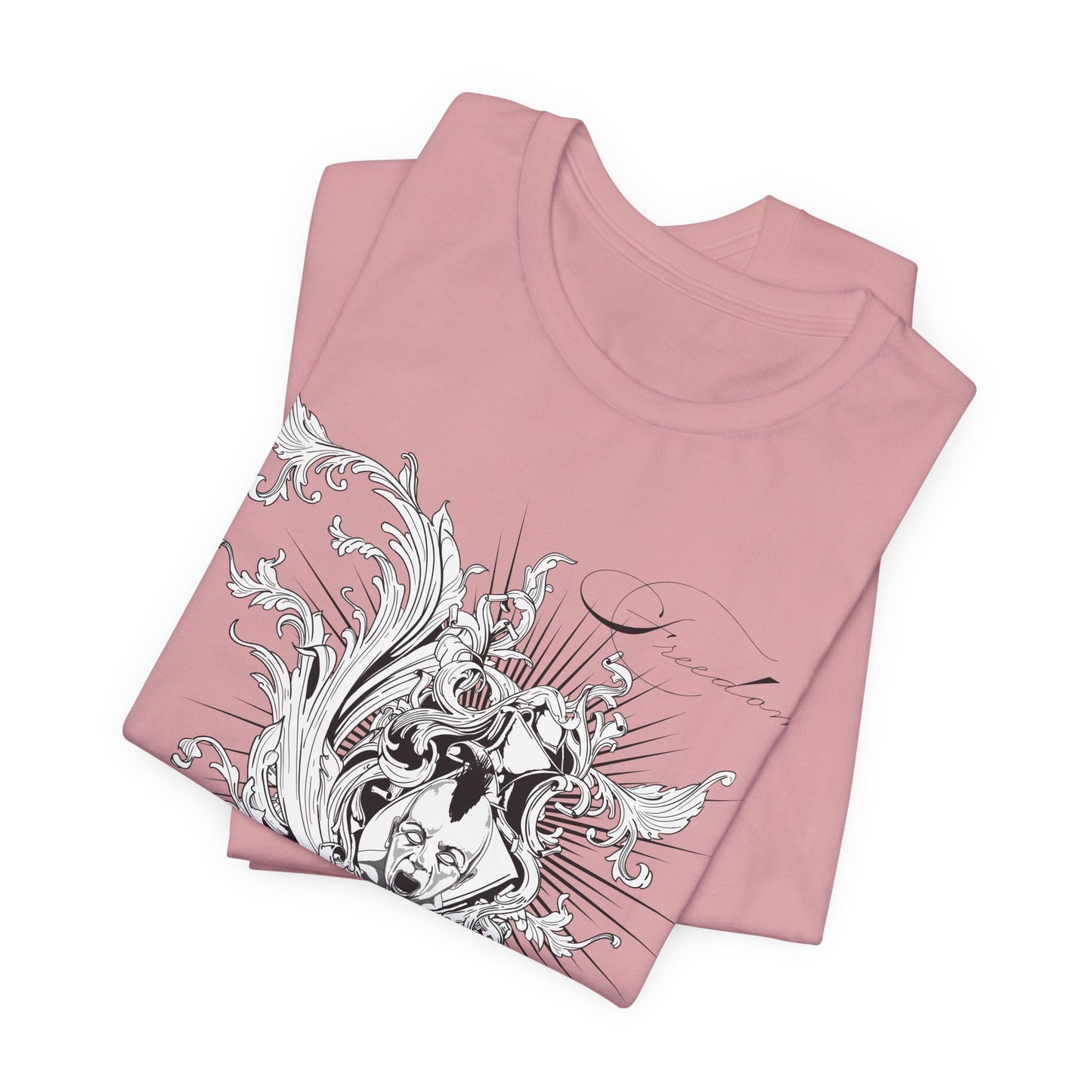 Freedom Art Design Tee, Artistic Tee, Graphic T-Shirt, Music Tees, Artistic Music T-Shirt, Vintage Top