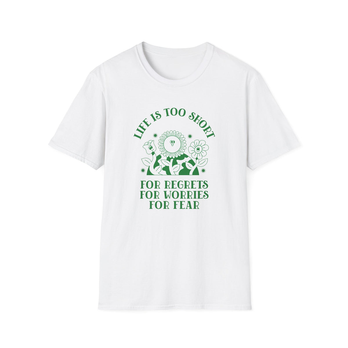 Positive Slogan Positive Words Tee with Good Quotes Graphic Tee Gildan Unisex 100 Cotton Tee Shirt p107