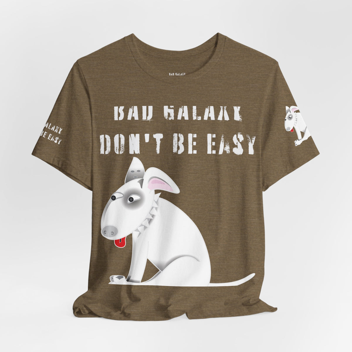 Funny Dog Graphic Unisex Cotton Bella+Canvas Tee with Art Design b90