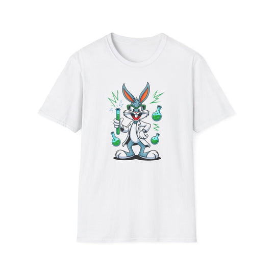 Cartoon Bunny Graphic Unisex Cotton Animal Animation Artwork Design Tee 23