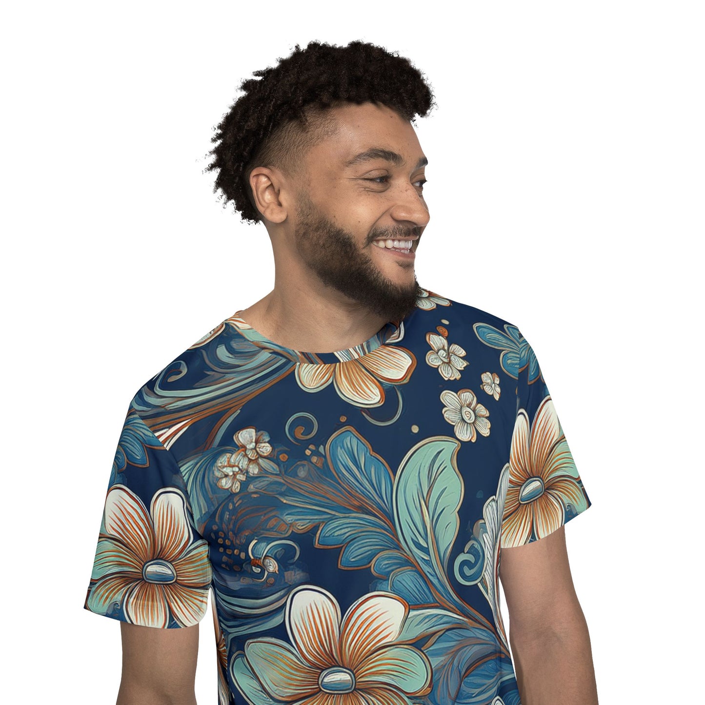 Unisex Floral Shirt, Floral Tee Shirt, Floral T-Shirt, T Shirt with Flowers 21