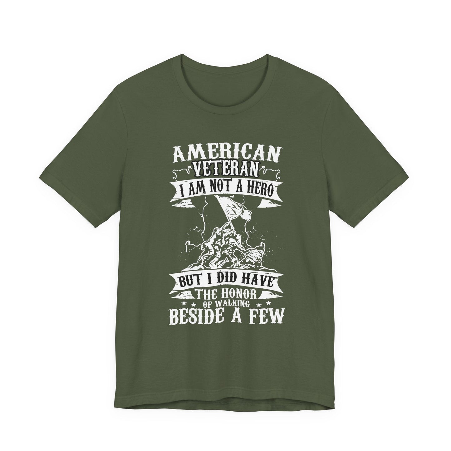 Army Veteran Patriotic Graphic Design Unisex Cotton T-Shirt v53