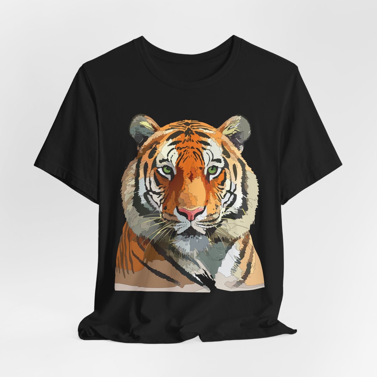 Unisex Animal Graphic Tee Shirt With Wildlife Art Design For Everyday Comfort Gildan 64000