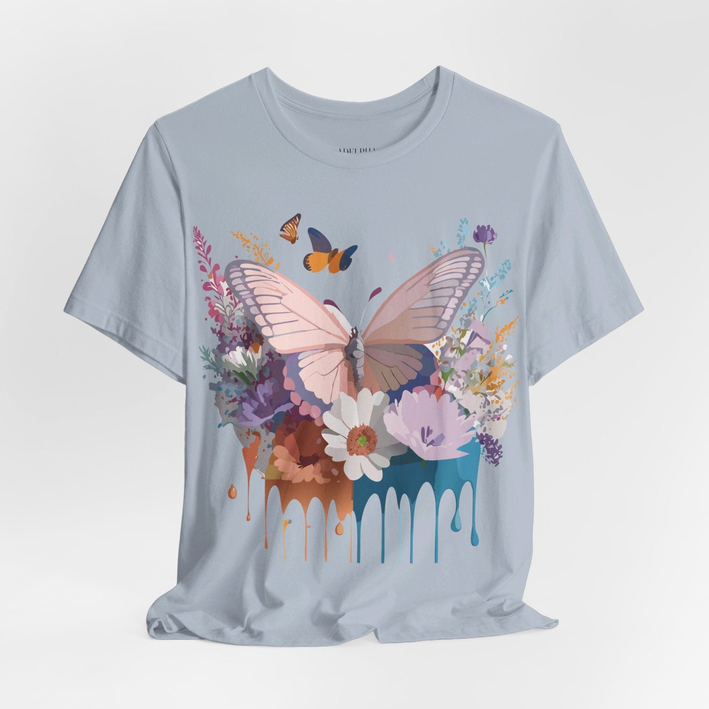 Butterfly Graphic Tee Adelpha Art Design Unisex Short Sleeve Shirt
