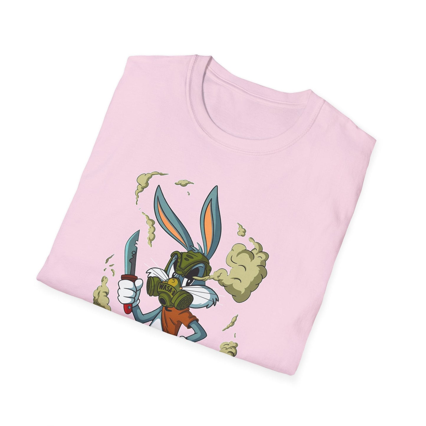 Bugs Bunny T Shirt Unisex Cartoon Graphic Tee Softstyle Gildan 64000 Short Sleeve