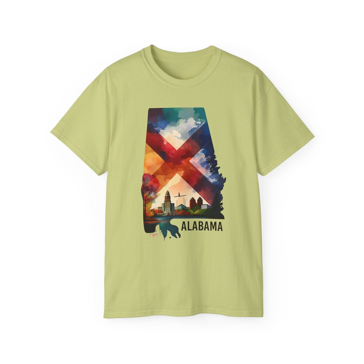 Alabama Graphic Unisex 100 Cotton T‑Shirt 1