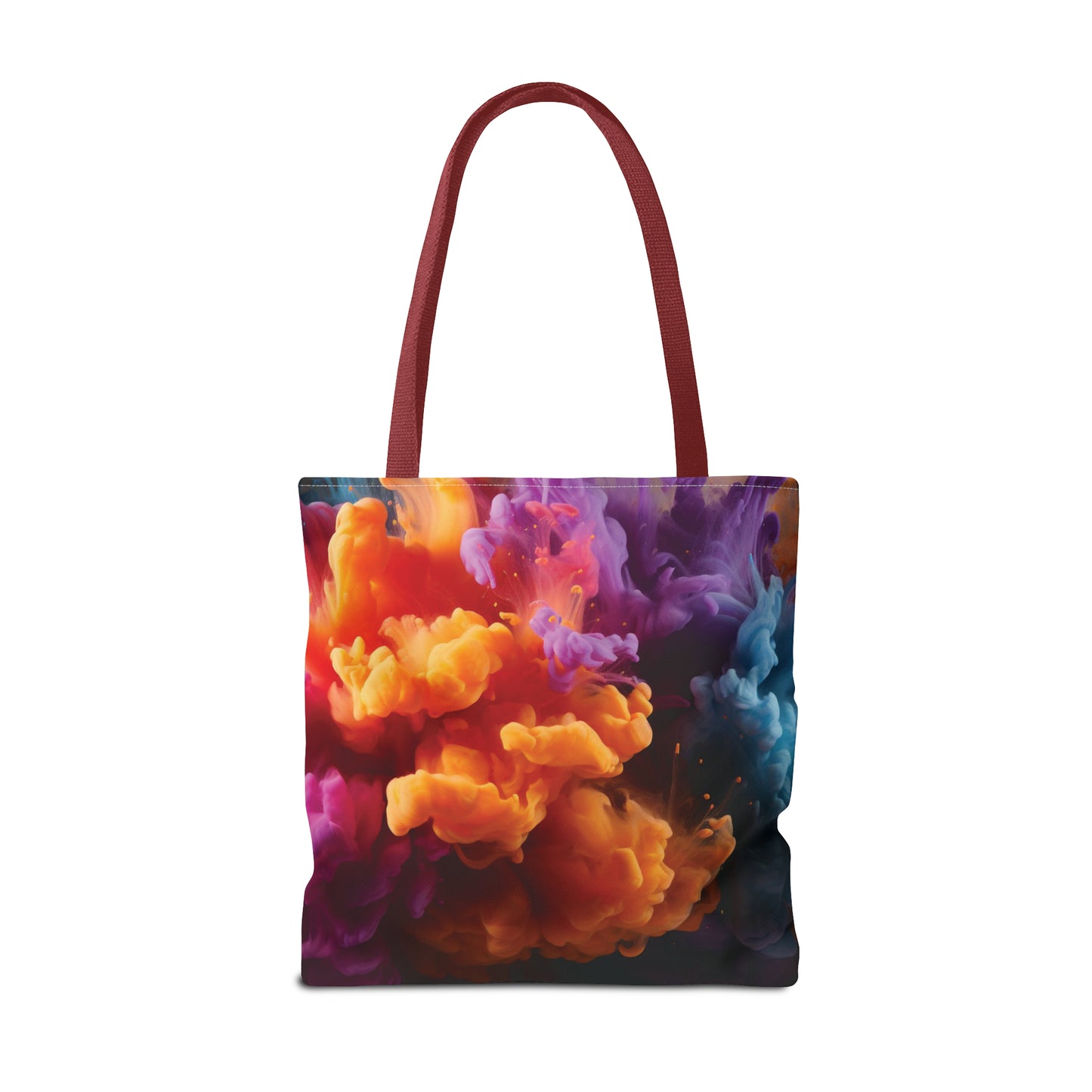 Canvas Bag with Abstract Prints