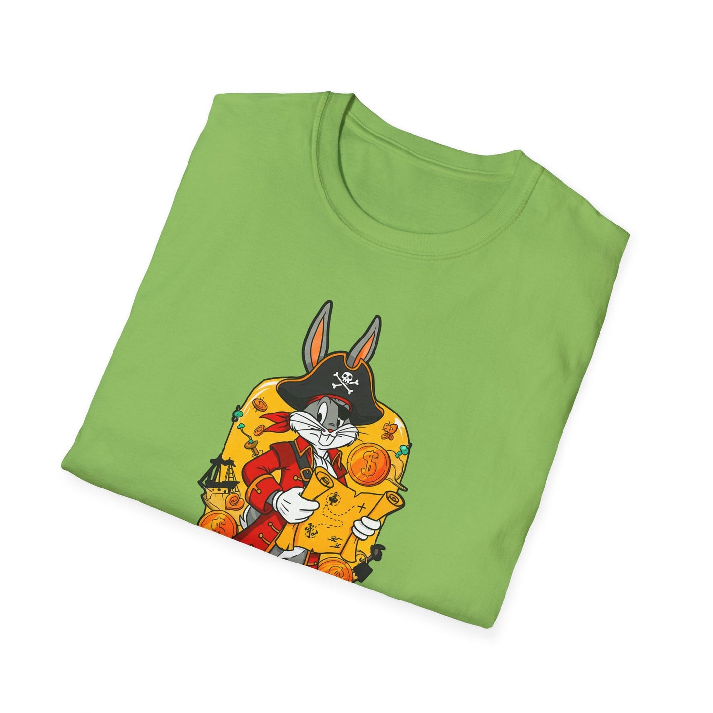 Cartoon Bunny Graphic Unisex Cotton Animal Animation Artwork Design Tee 29