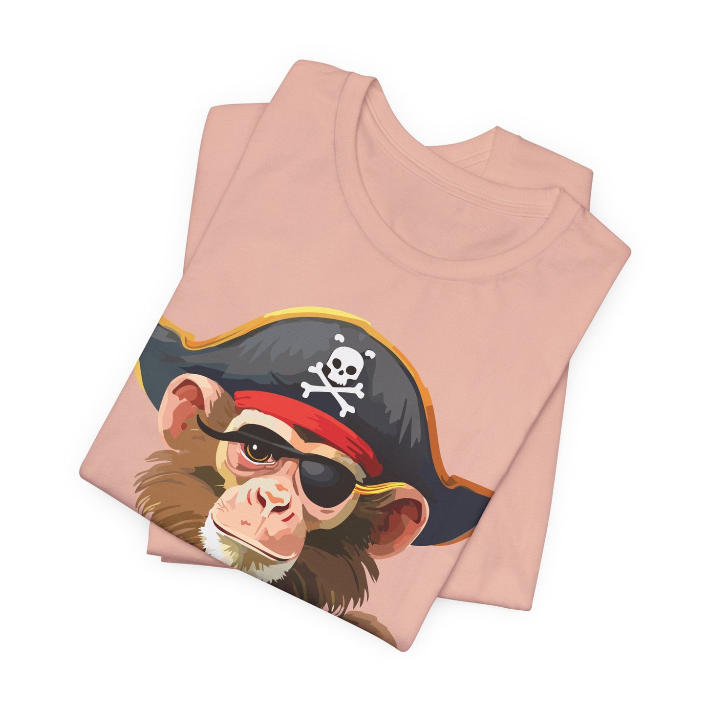 Unisex Animal Design Tee Shirt With Wild Animals Art Print Gildan Softstyle 64000
