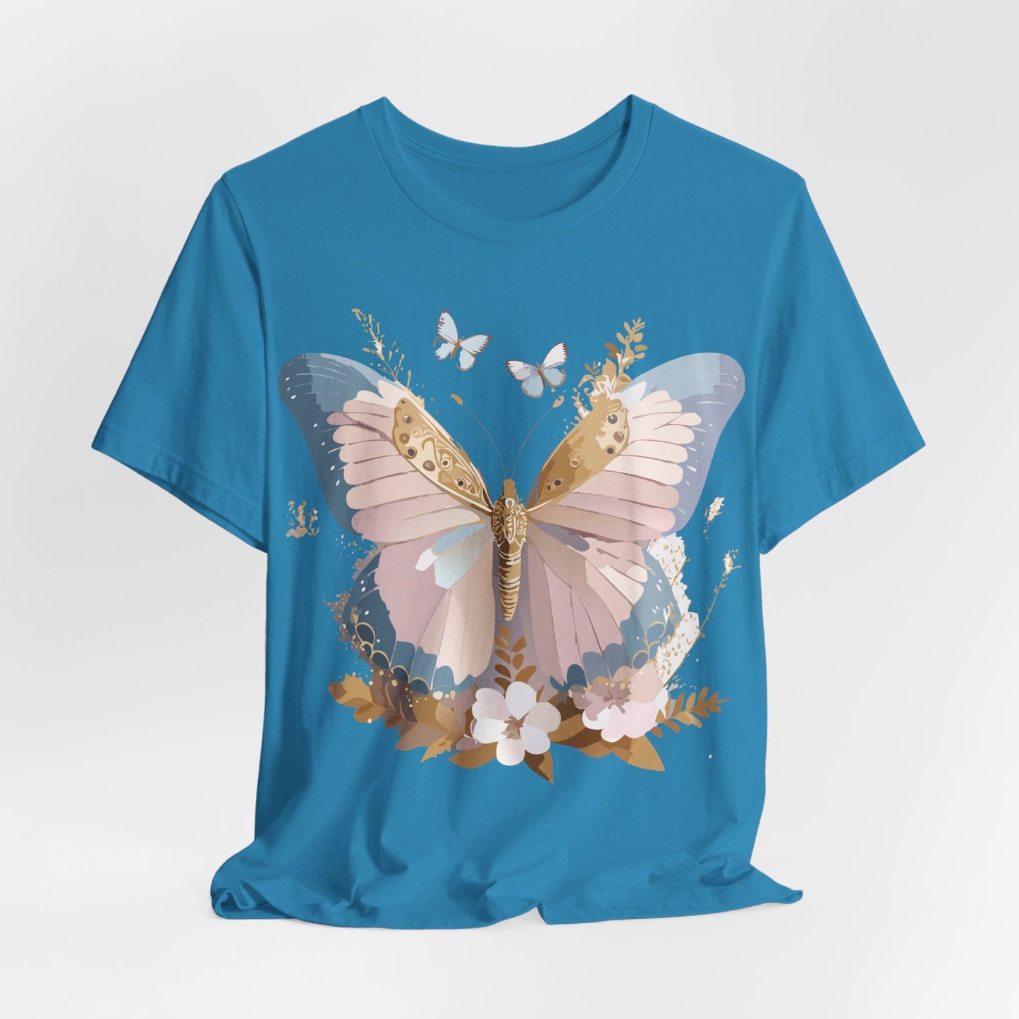 Butterfly Graphic Tee Unisex Short Sleeve Art Design By Adelpha