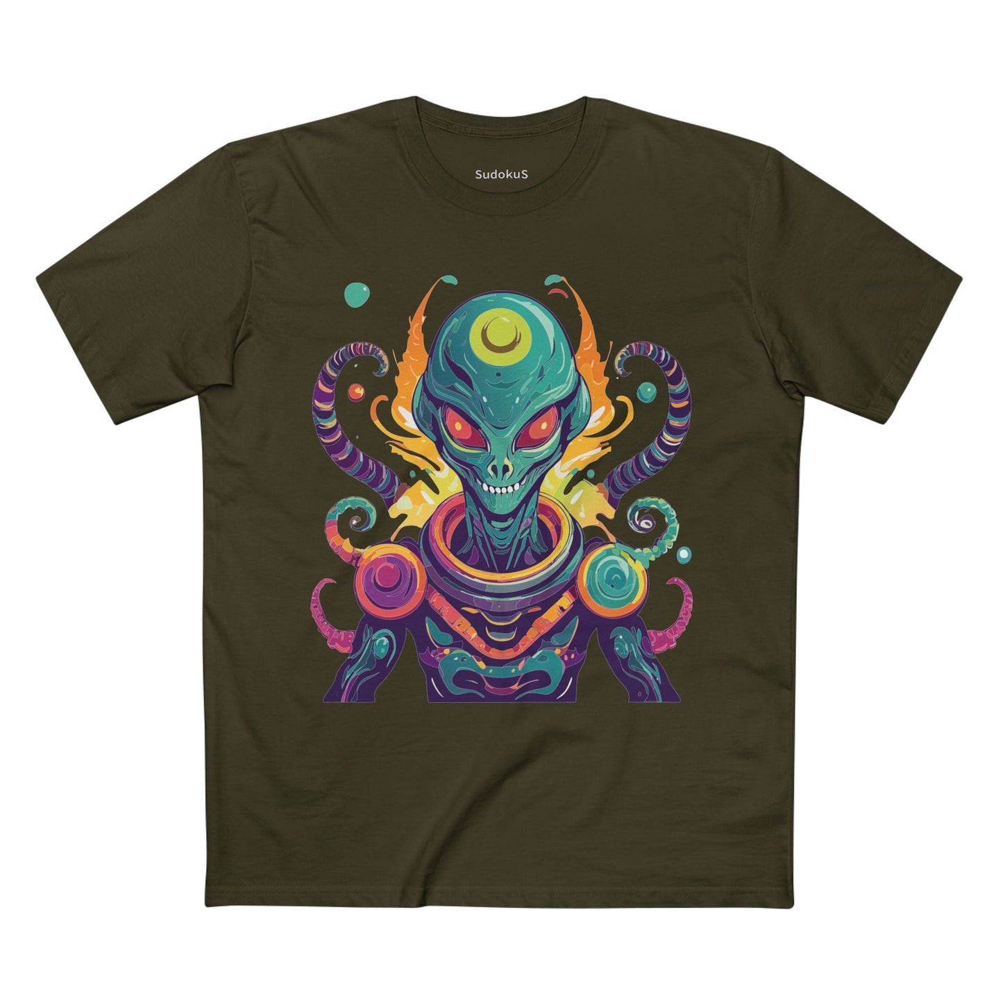 Aliens Graphic Unisex 100 Cotton Staple Tee 26