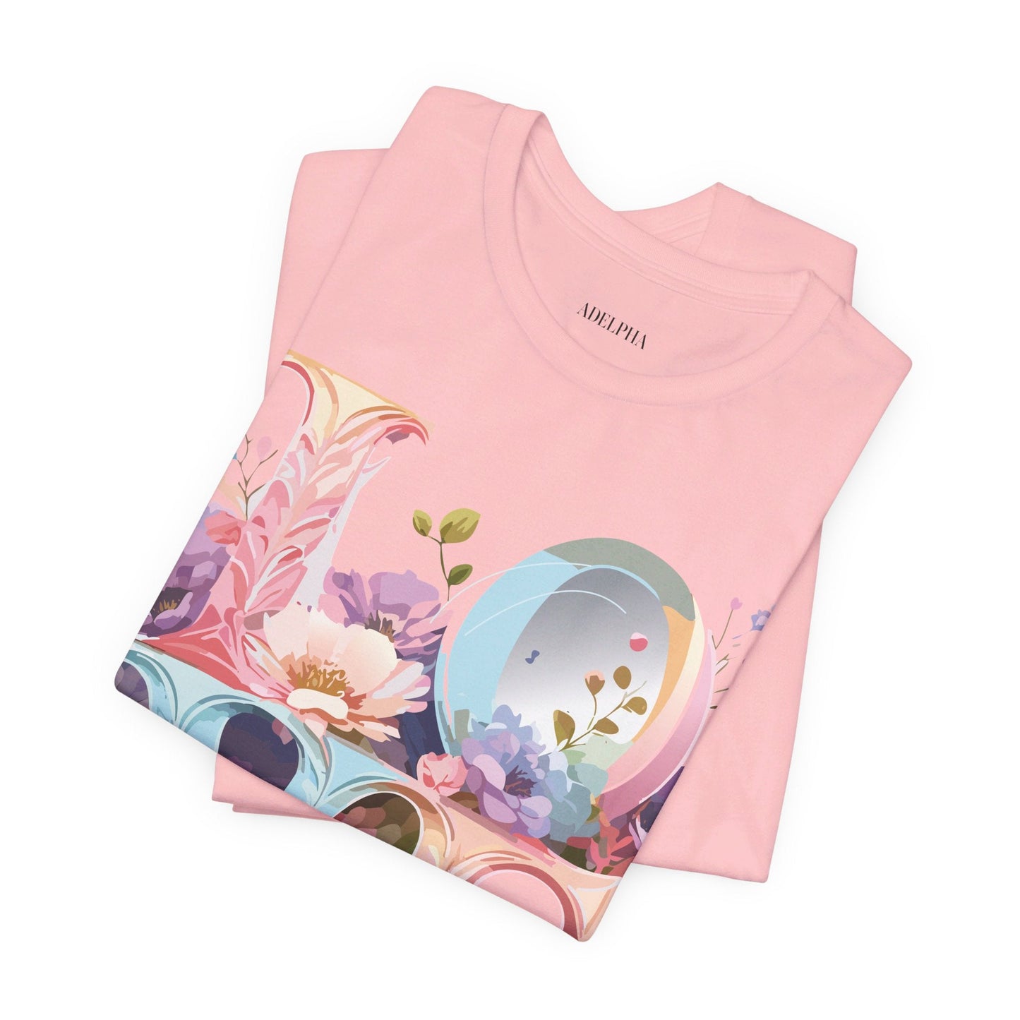 Adelpha Valentine Graphic Tee Unisex Short Sleeve Vintage Inspired Art Design for Everyday Wear