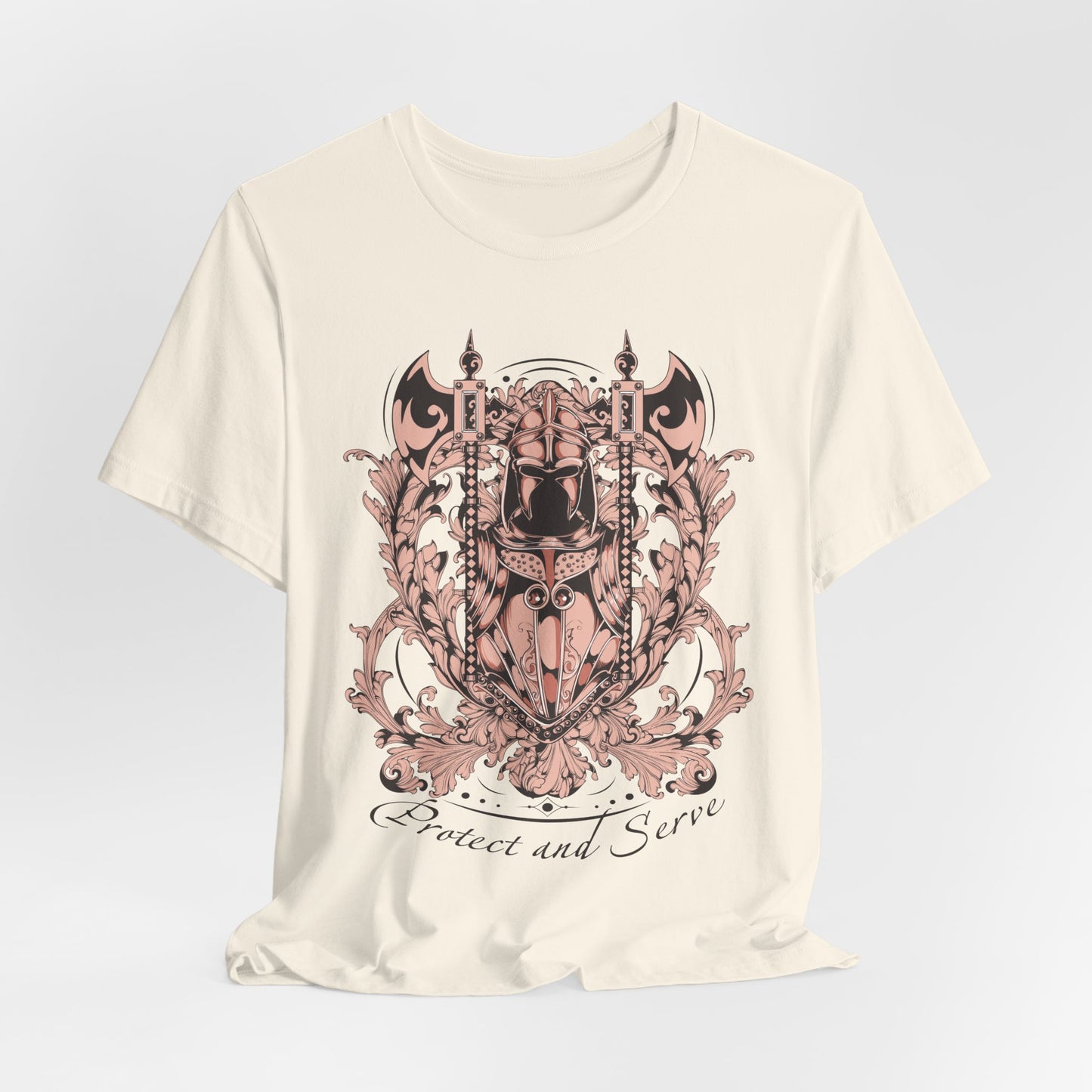 Protect and Serve Graphic Tee, Artistic Tee, Graphic T-Shirt, Artistic T-Shirt, Vintage Shirt, Gifts for Police Officers