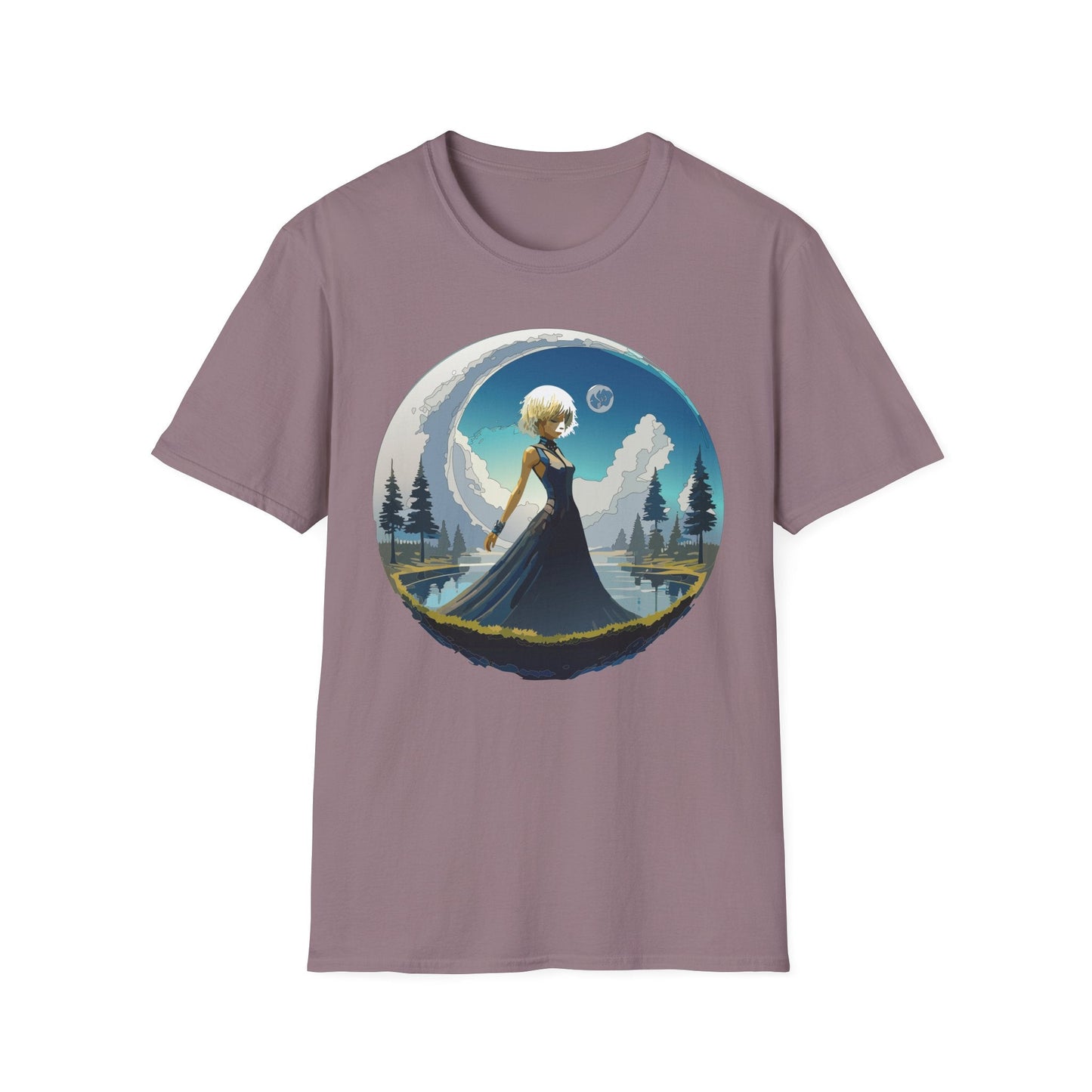 Womens Graphic T Shirt Art Design Tee Gildan Softstyle 64000 Unisex Short Sleeve