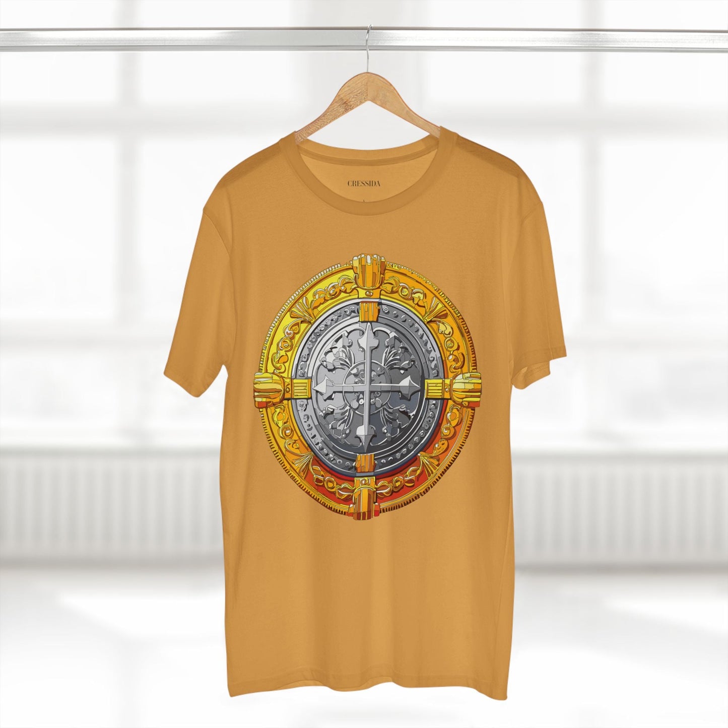 Antique Gold Coin Graphic Design T-Shirt Unisex 100 Cotton With Golden Print Artwork Tee 14