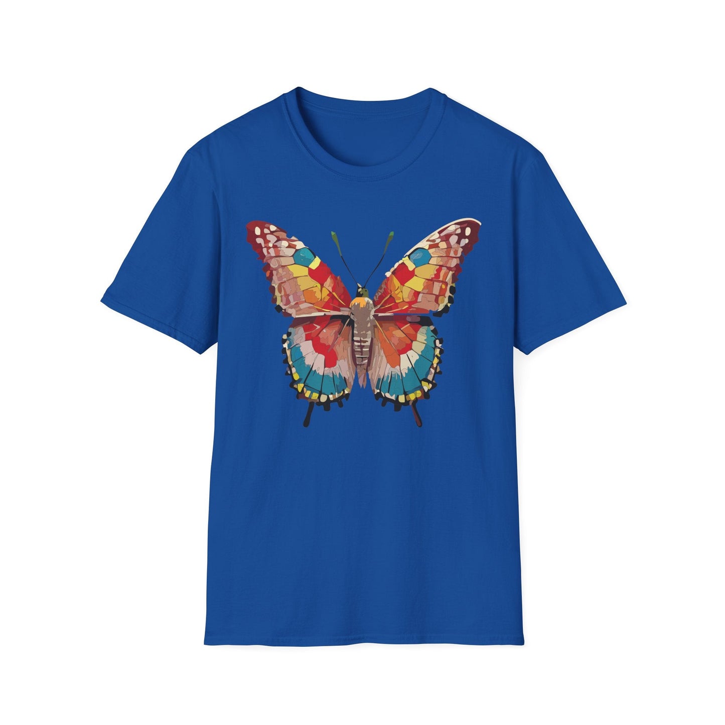 Butterfly Shirt Unisex Monarch Tee Softstyle 100 Percent Ring Spun Cotton Quality Gildan 64000