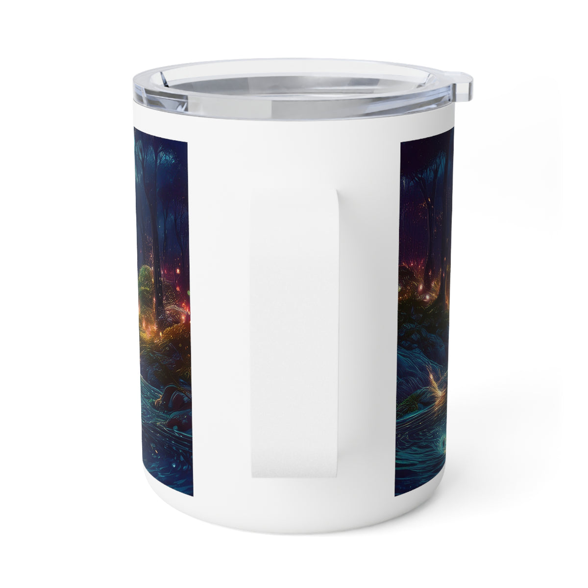 19 Art Design Insulated Coffee Mug Clear Lid 10oz Insulated Coffee Mug 10oz