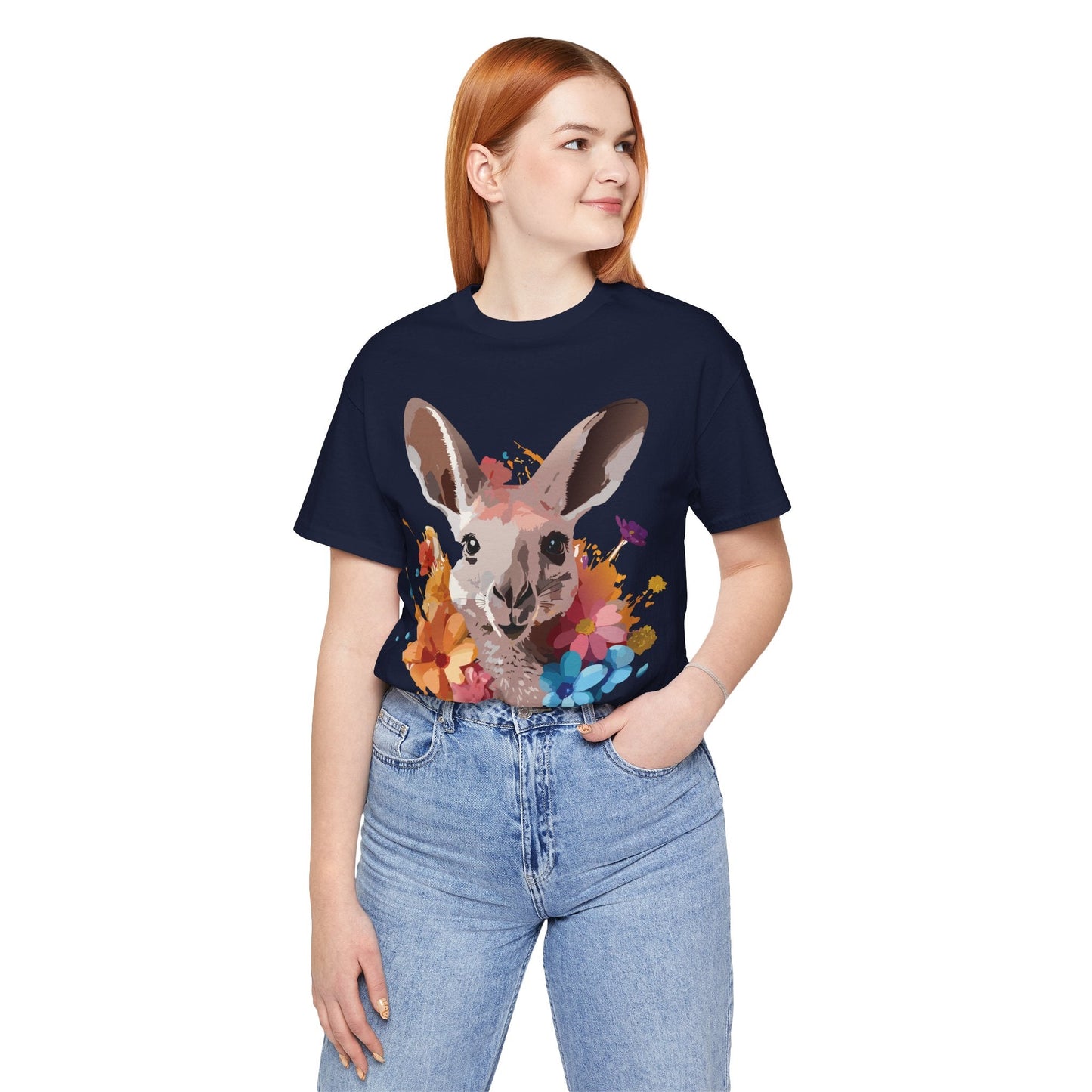 Kangaroo Graphic T Shirt Unisex Adelpha Art Design Vintage Inspired Tee With Original Artwork