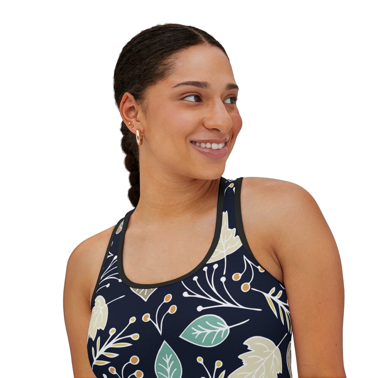 Camiseta de tirantes de verano con estampados florales