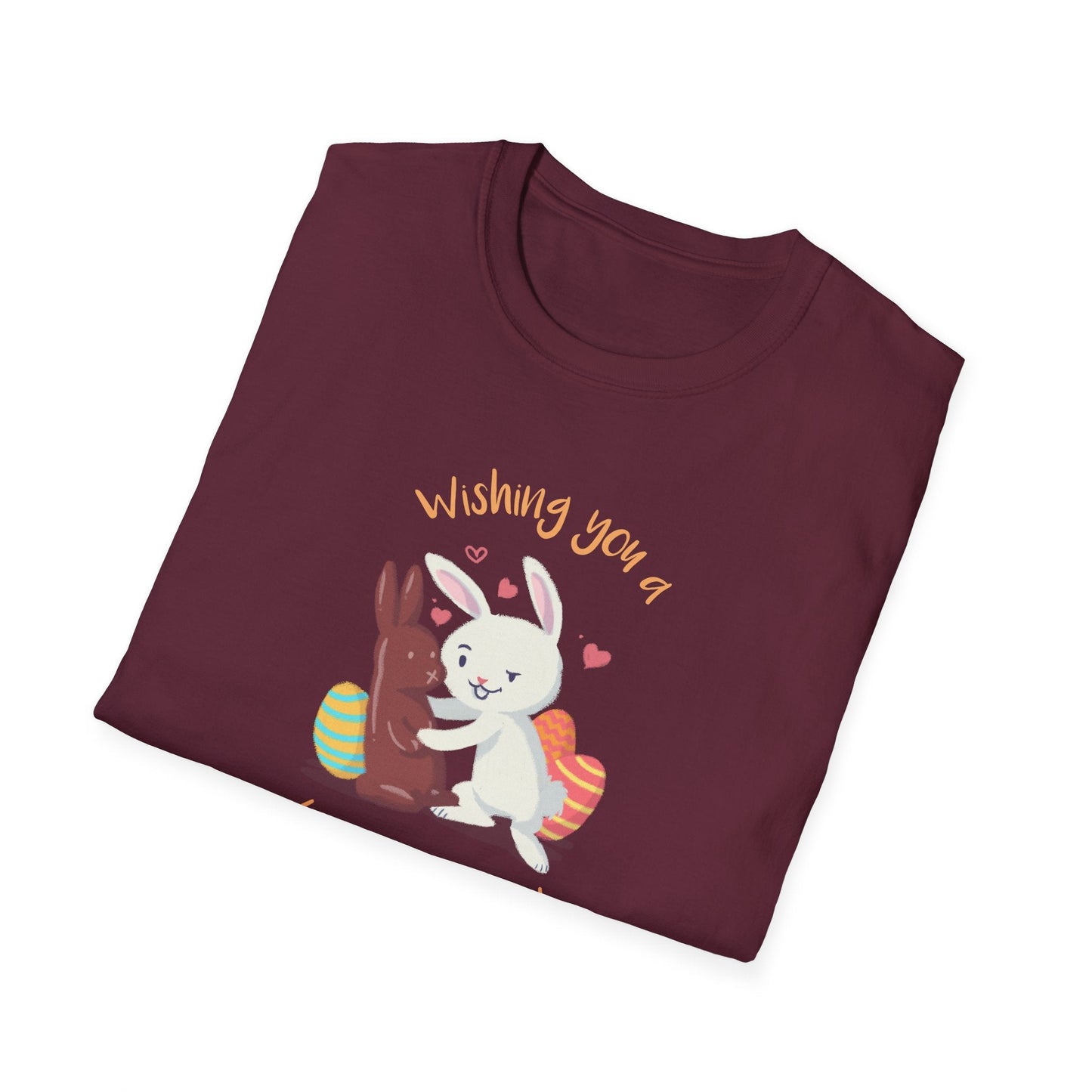 Easter Bunny T Shirt With Easter Signature And Prints Unisex Tee Design For All Occasions