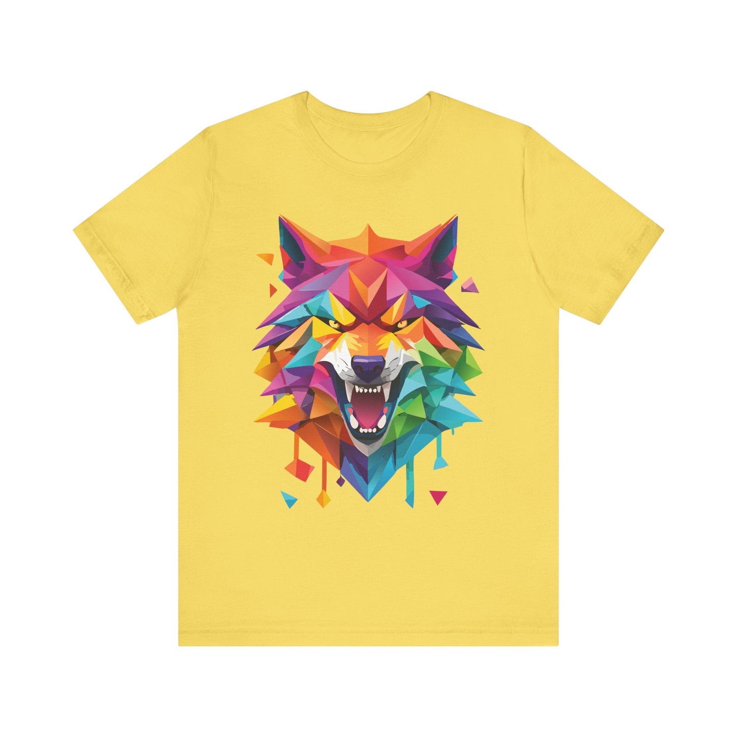 Unisex Animal Shirt With Art Design And Wild Animals Print Tee Short Sleeve Premium