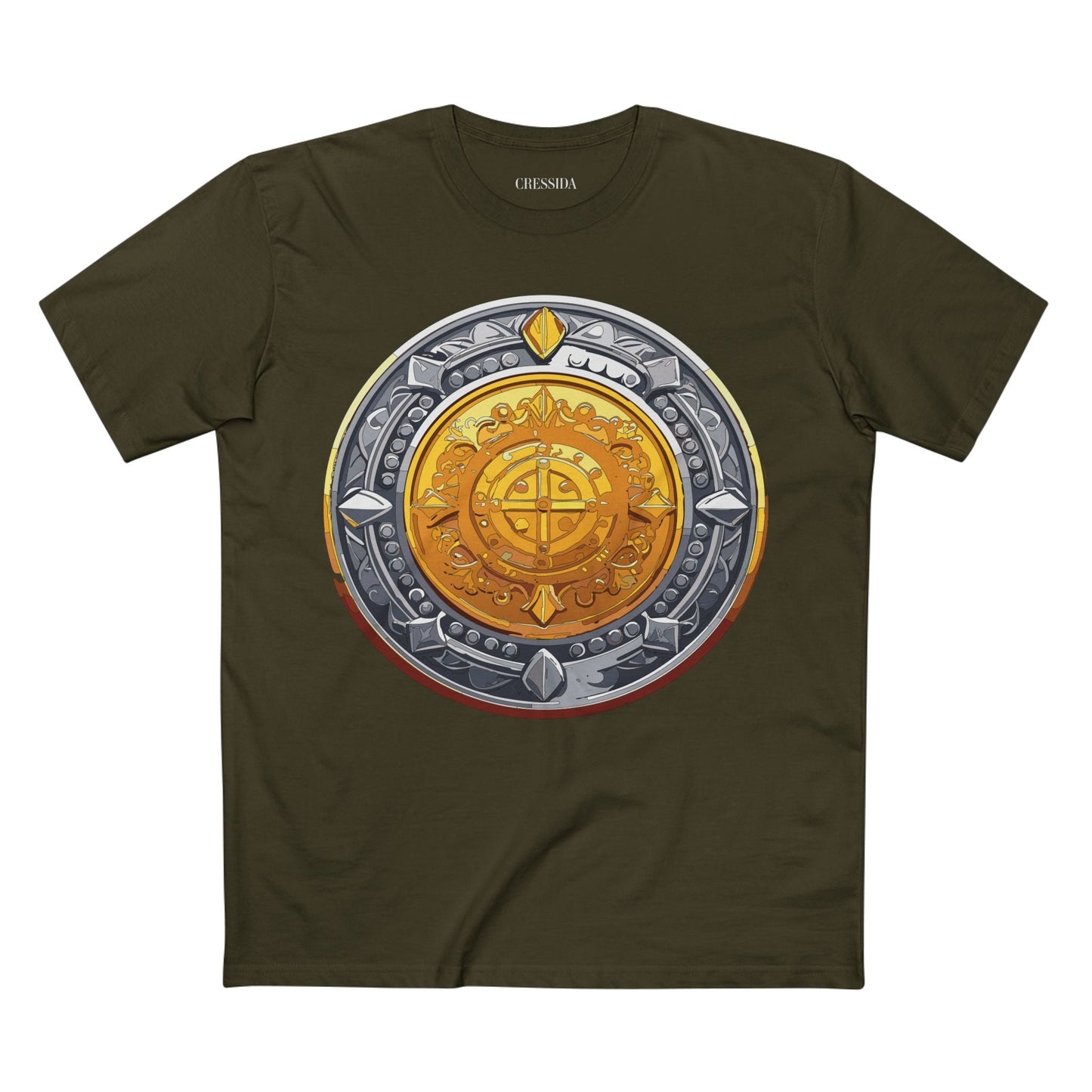 Antique Gold Coin Graphic Design T-Shirt Unisex 100 Cotton With Golden Print Artwork Tee 4