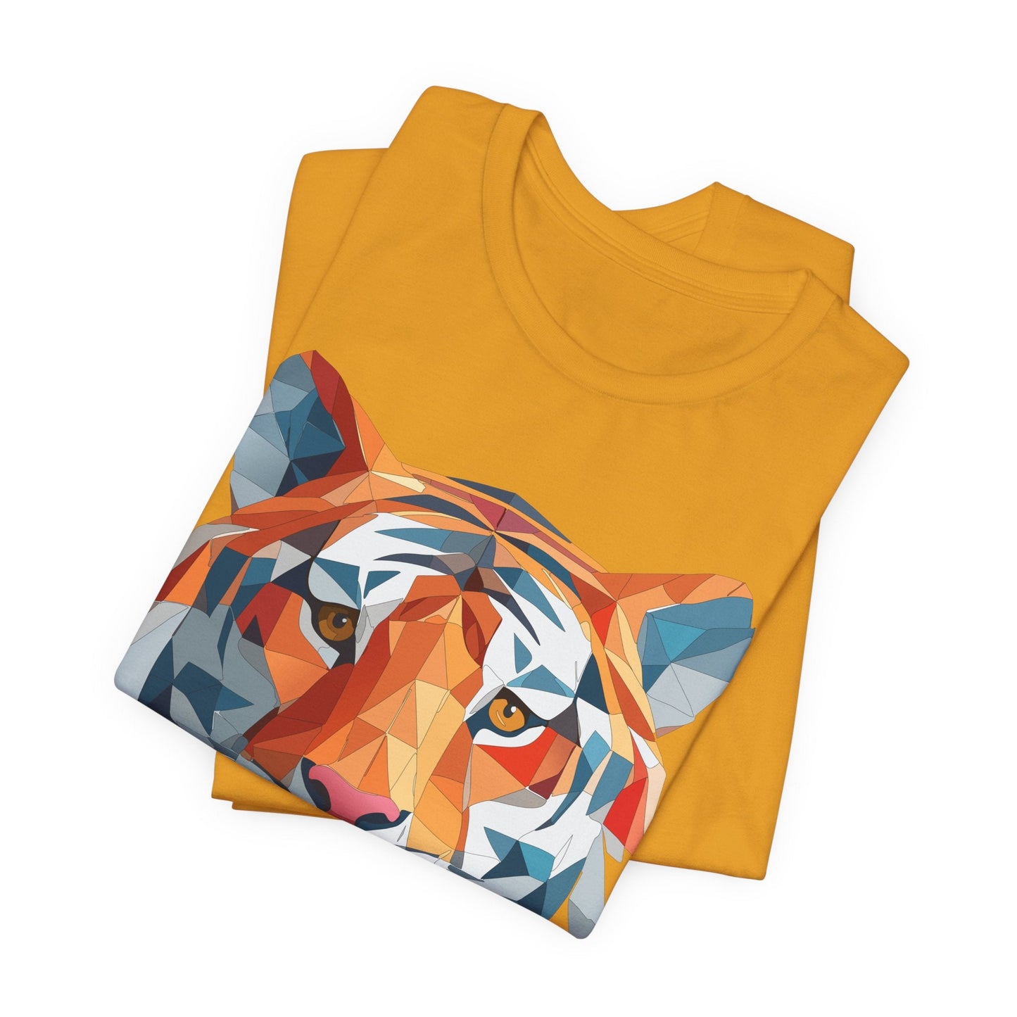 Unisex Animal Shirt With Art Design And Wildlife Theme Short Sleeve Tee For Everyday Wear