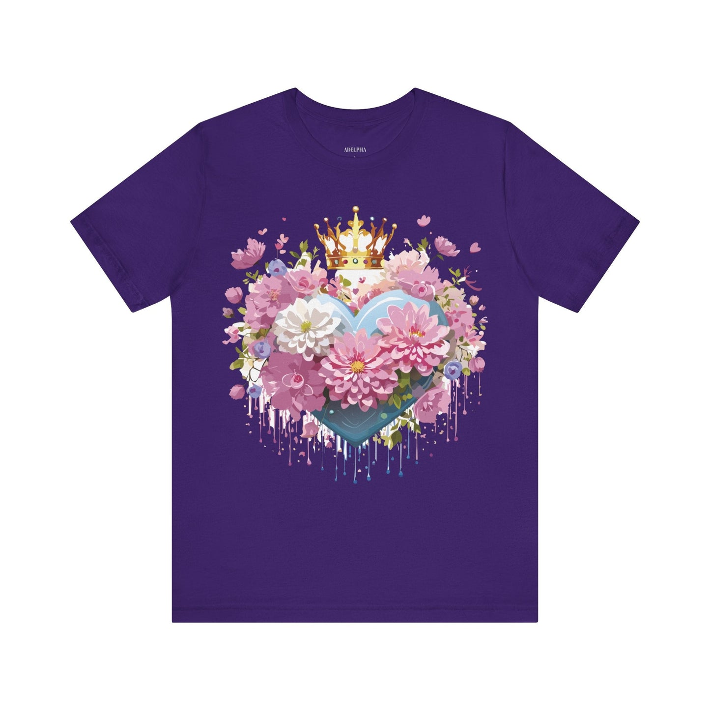 Valentine Graphic T Shirt Unisex Adelpha Vintage Inspired Artwork Tee Premium Short Sleeve