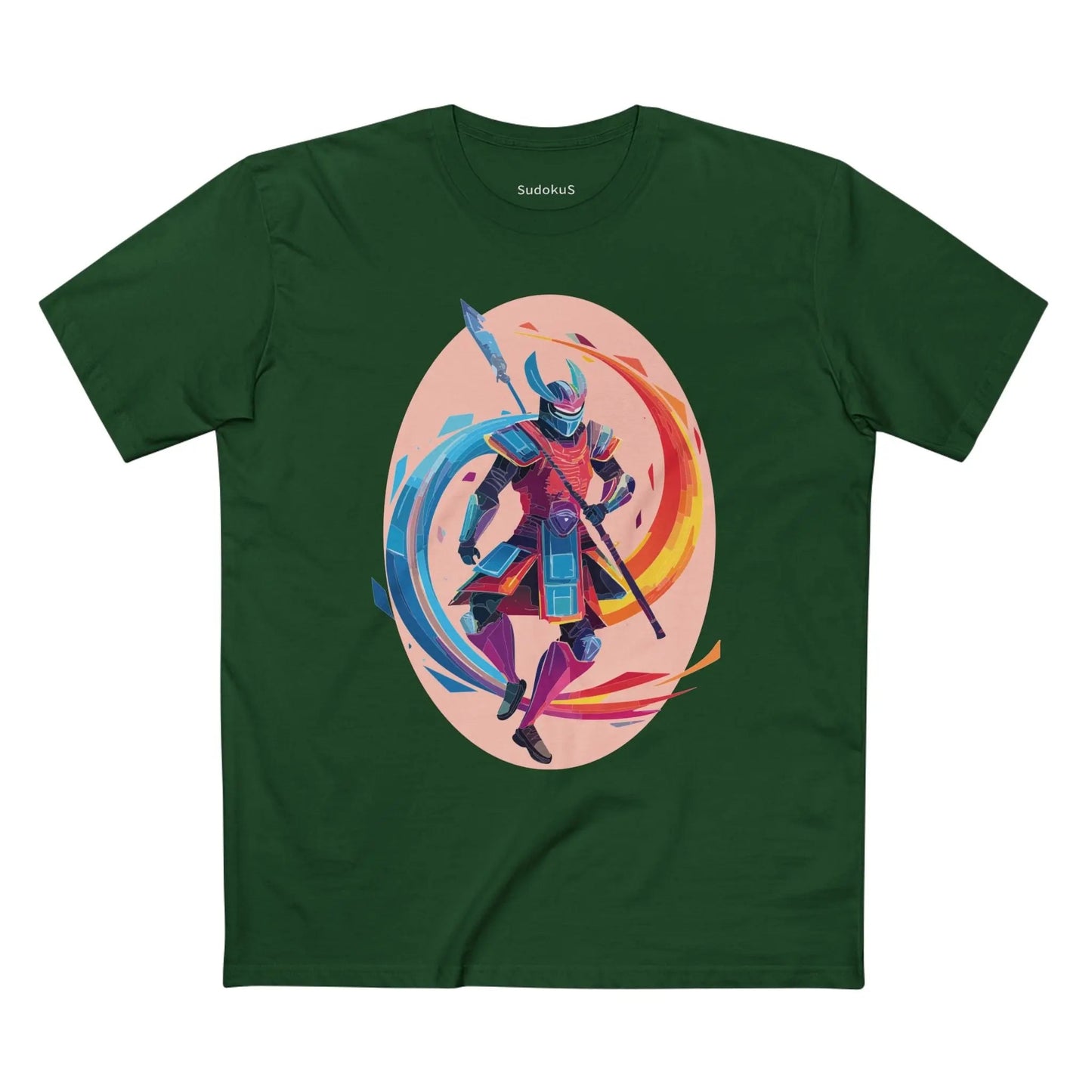 Samurai Graphic Unisex 100 Cotton Staple Tee 20