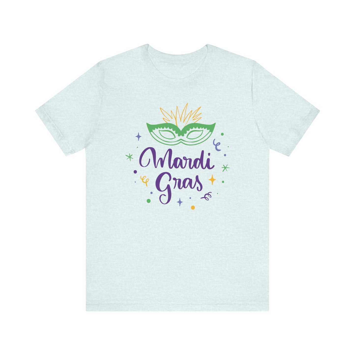 Tee-shirt en coton unisexe pour Mardi Gras