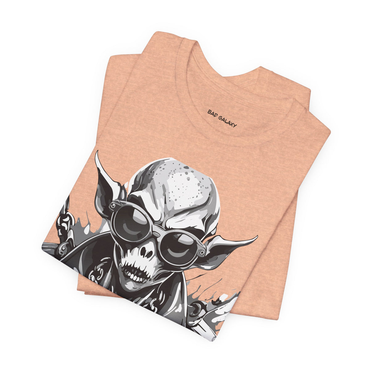 Alien Graphic Unisex Cotton Bella+Canvas Tee with Art Design b60