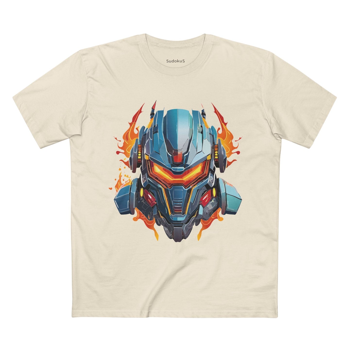 Cyborg Robot Graphic Unisex 100 Cotton Staple Tee 18