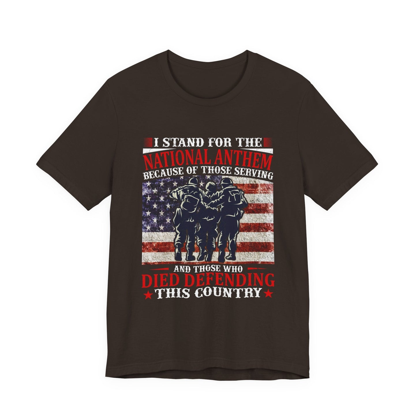 Army Veteran Patriotic Graphic Design Unisex Cotton T-Shirt v36
