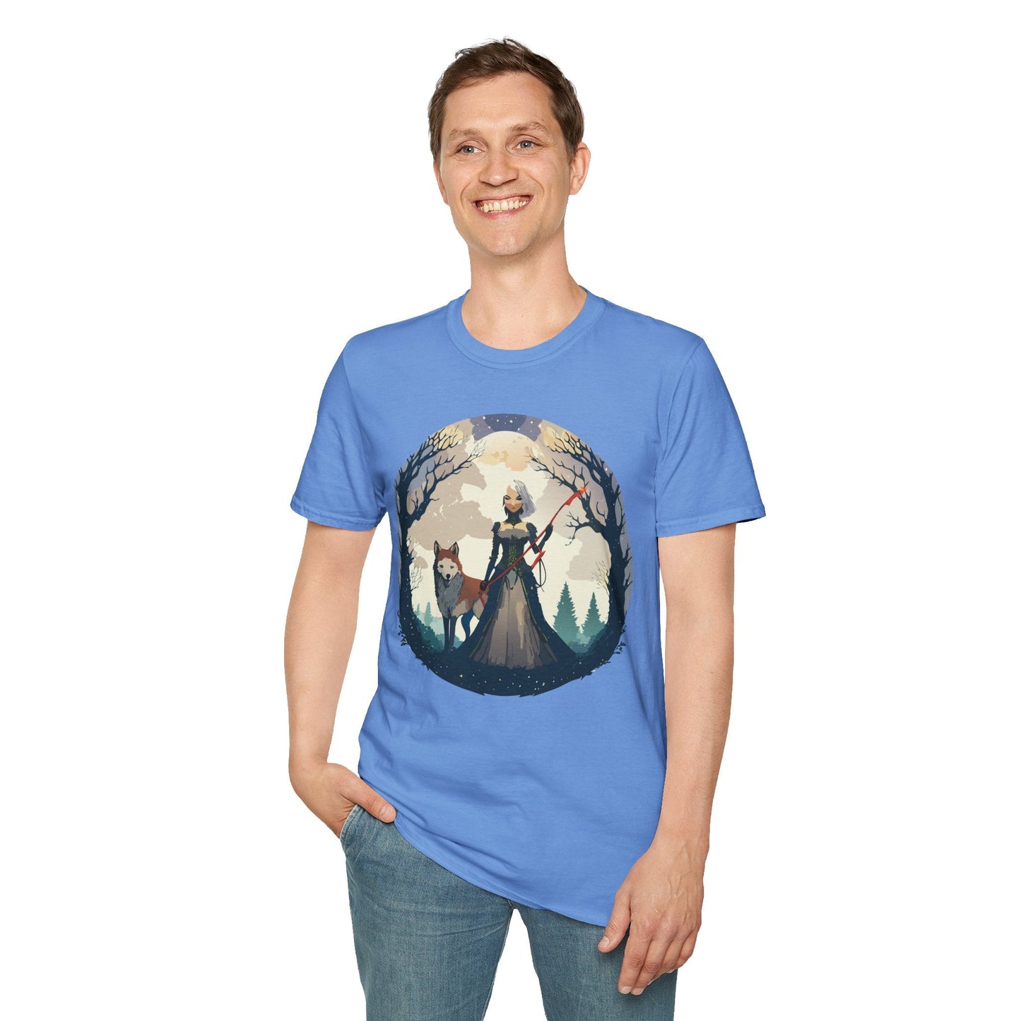 Womens Graphic T Shirts Ladies Art Design Tee Unisex Softstyle Cotton Tee Everyday Comfort
