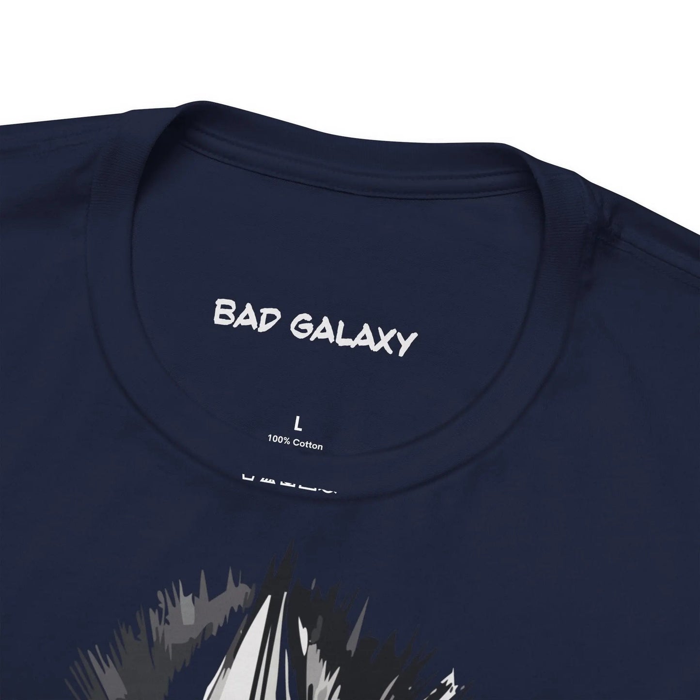 Punk Rock Tee Shirt Made To Order From Bad Galaxy Eco Friendly Inks Cotton Tee Made In USA
