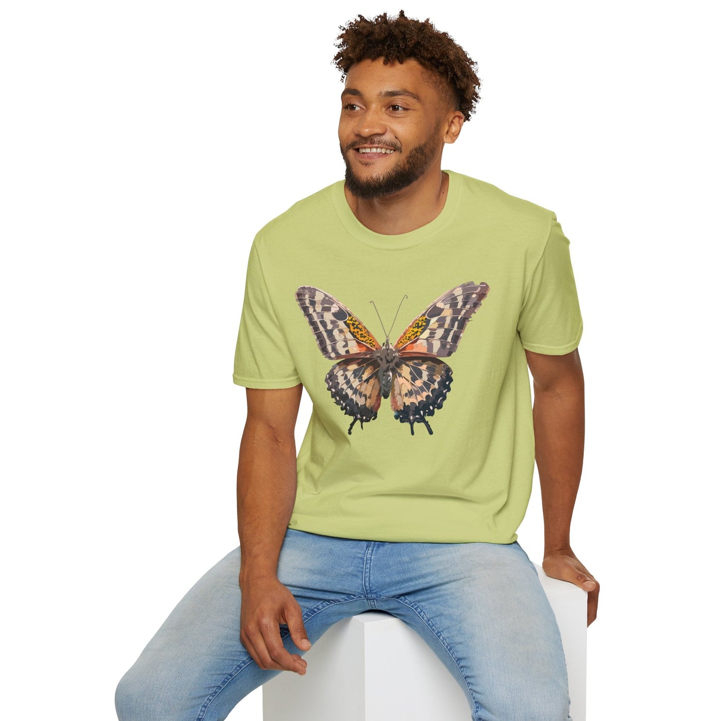 Butterfly Shirt Unisex Tee Monarch Butterfly Tee Softstyle Gildan 64000 Classic Fit