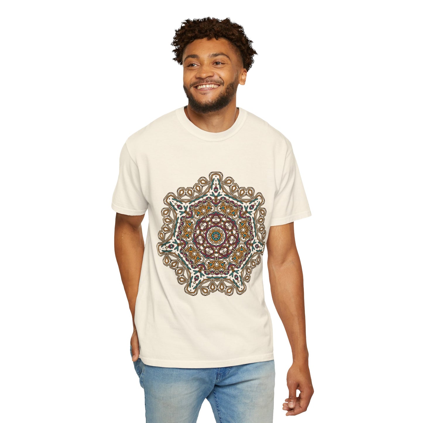 Unisex T-shirt with abstract print