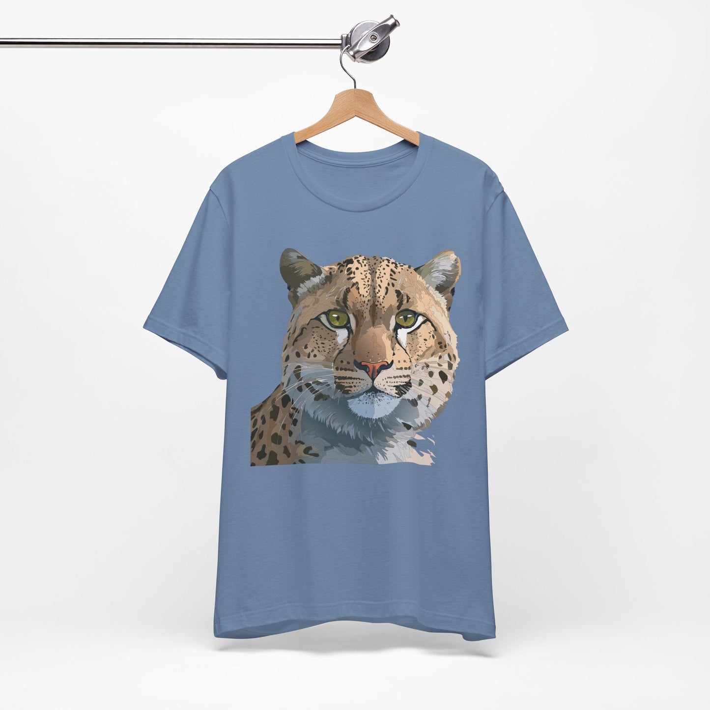 Unisex Animal Shirt With Animals Art Design Tee Short Sleeve Wildlife Print Tee Shirt