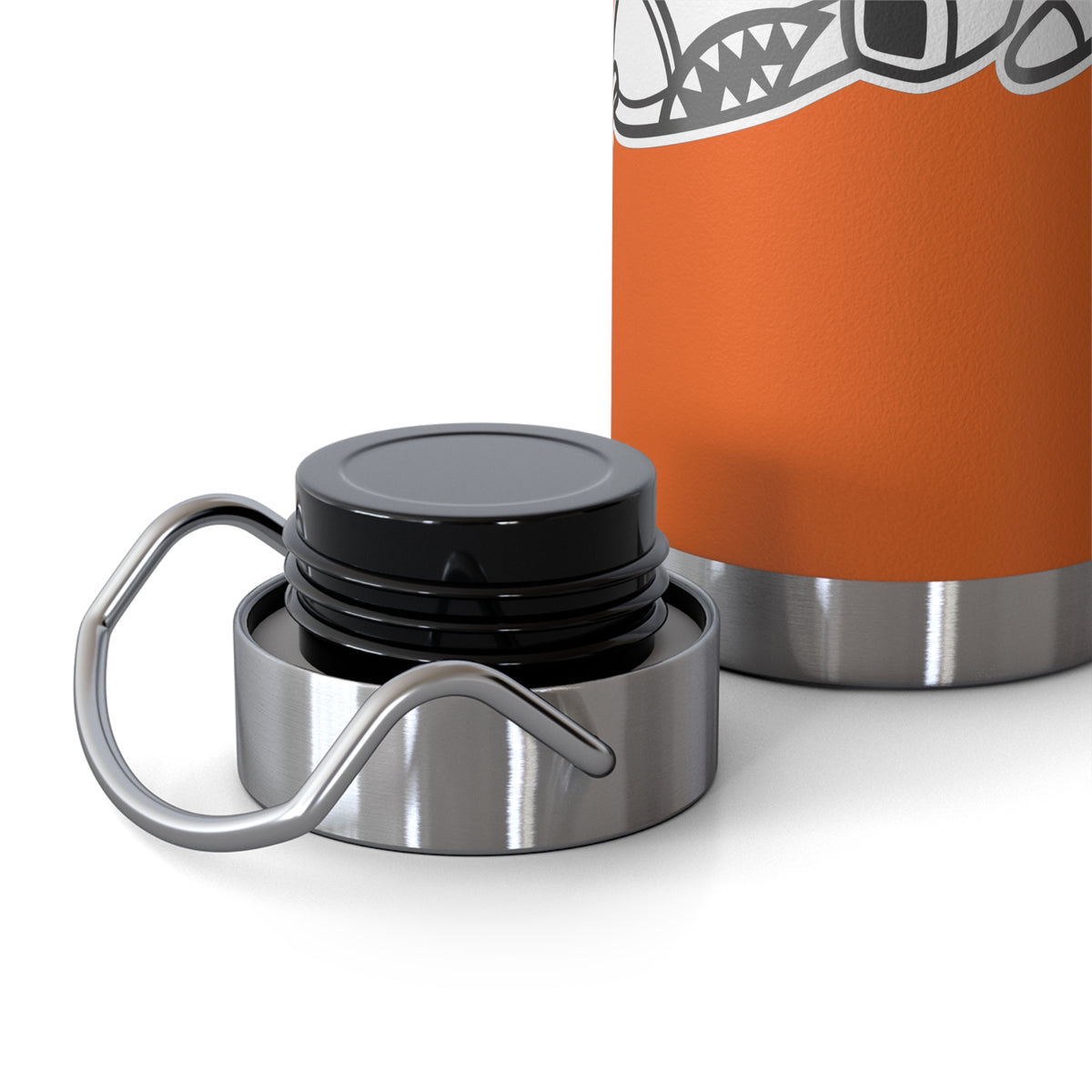 22oz Copper Insulated Water Bottle with Cartoon Design - CV103