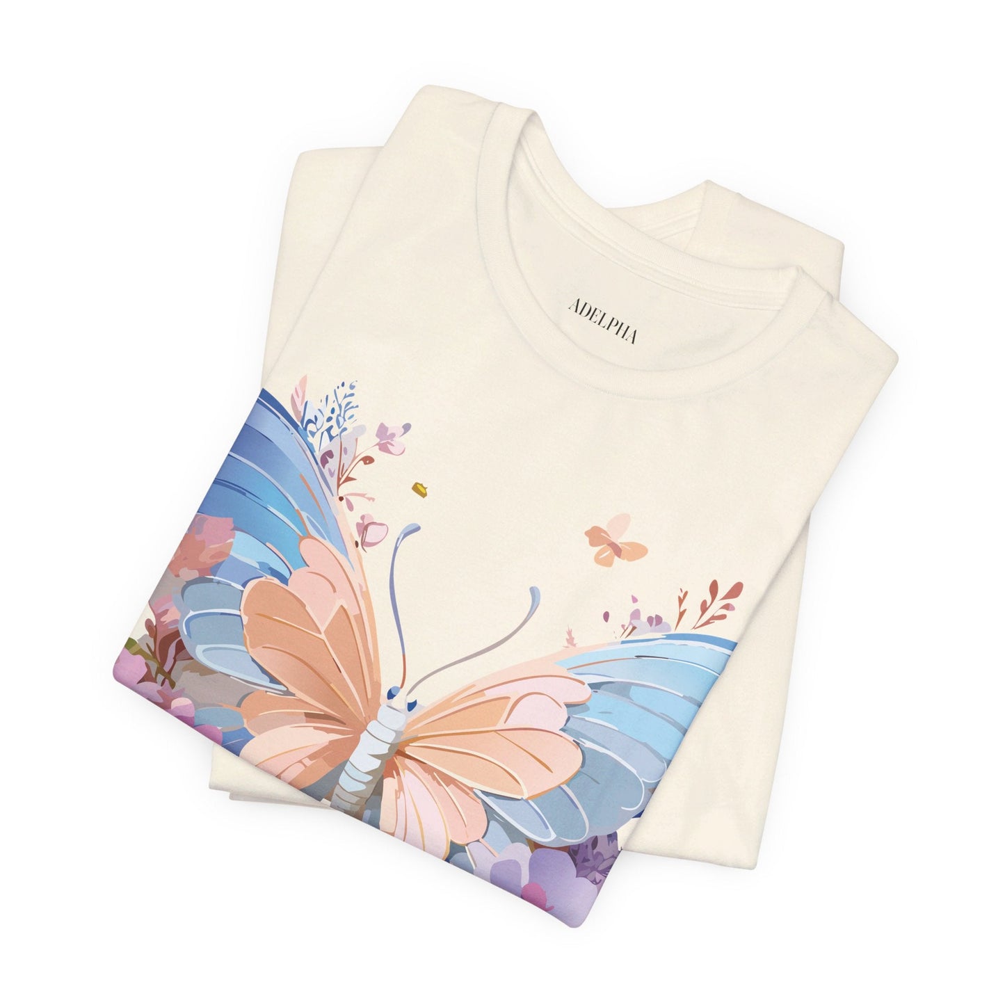 Butterfly Graphic Tee Unisex Jersey Short Sleeve Art Design Adelpha